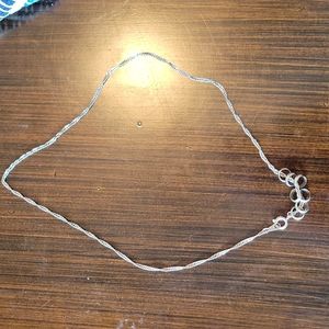 Silver necklace